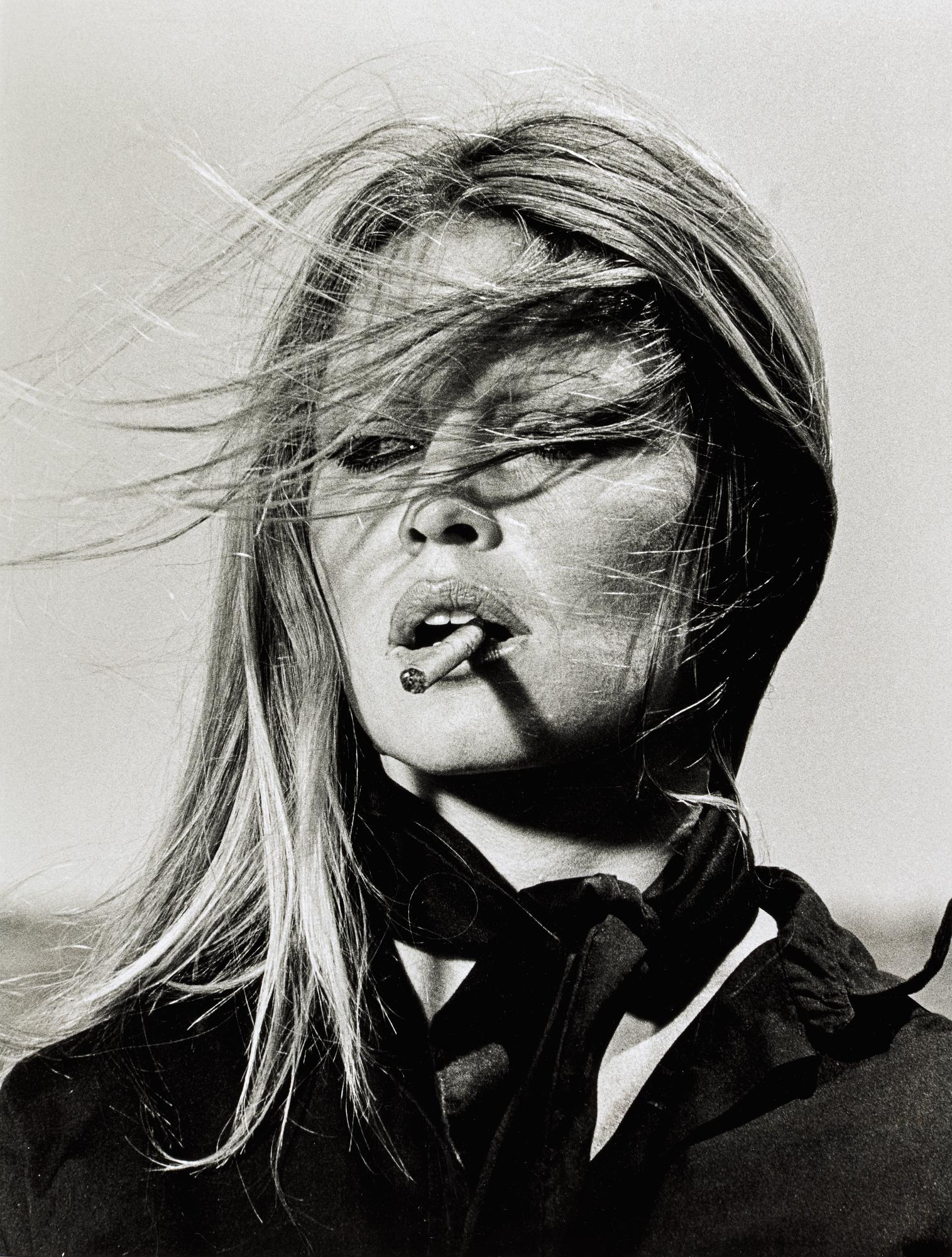 Terry O'Neill Black and White Photograph - Bardot 