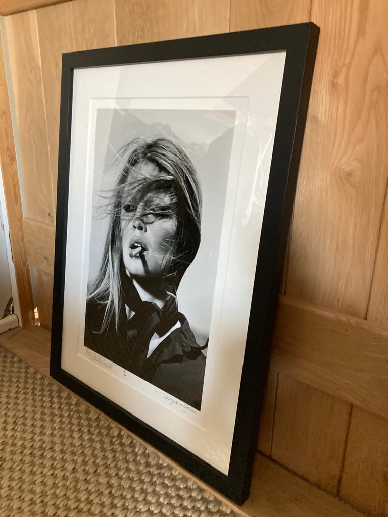 Bridgette Bardot with Cigar (Co-Signed) by Terry O'Neill, 1971 For Sale 5