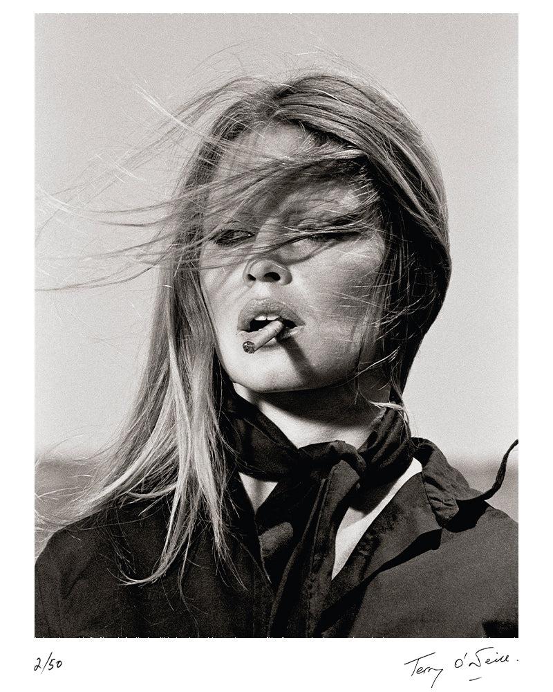 Brigette Bardot – Photograph von Terry O'Neill