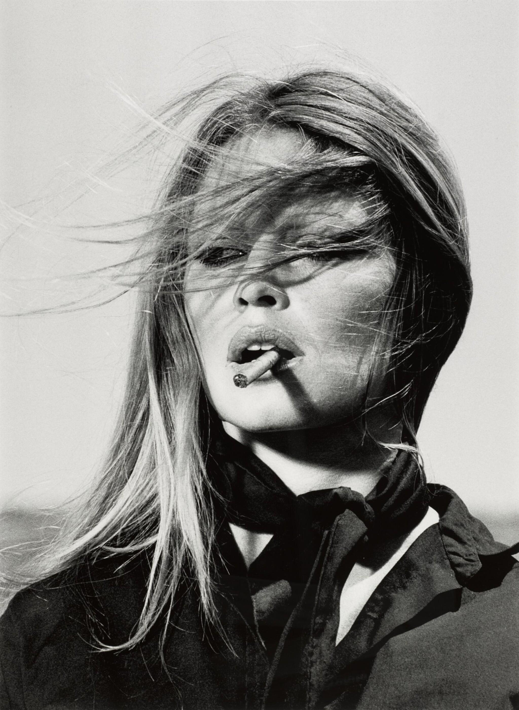 Terry O'Neill Black and White Photograph – Brigette Bardot