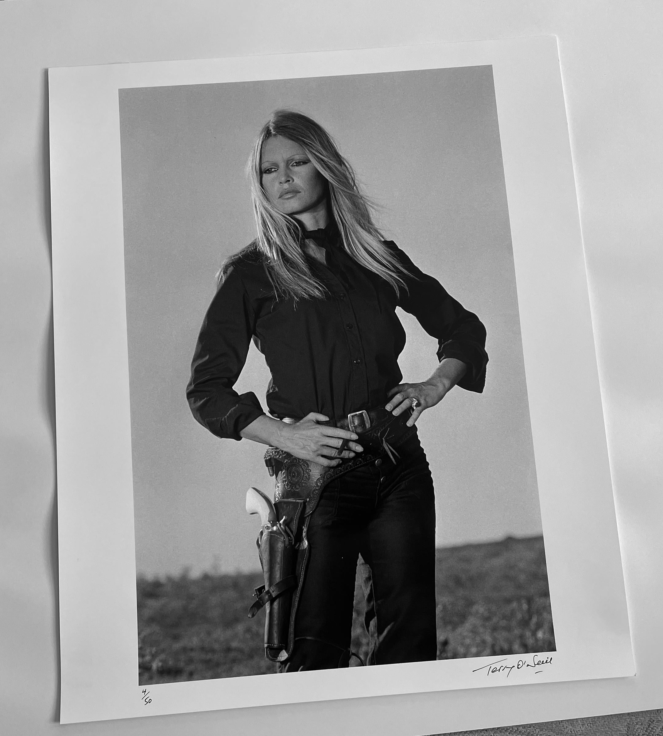 Brigitte Bardot  b/w silver gelatin photograph on paper For Sale 2