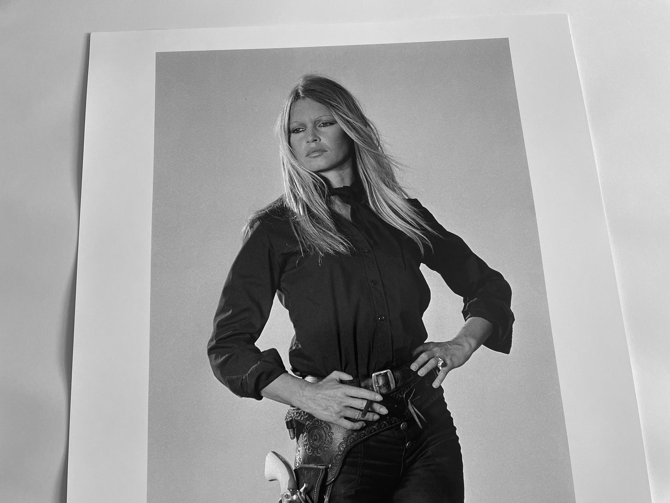 Brigitte Bardot  b/w silver gelatin photograph on paper For Sale 3