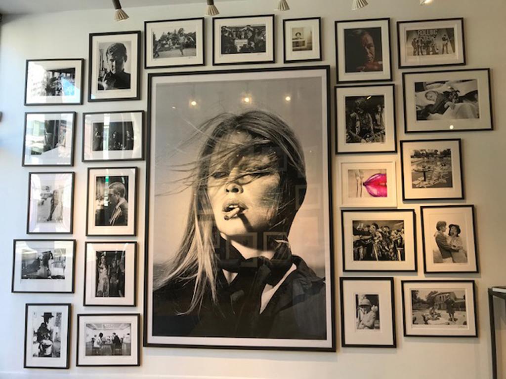 La actriz francesa Brigitte Bardot en el plató de 