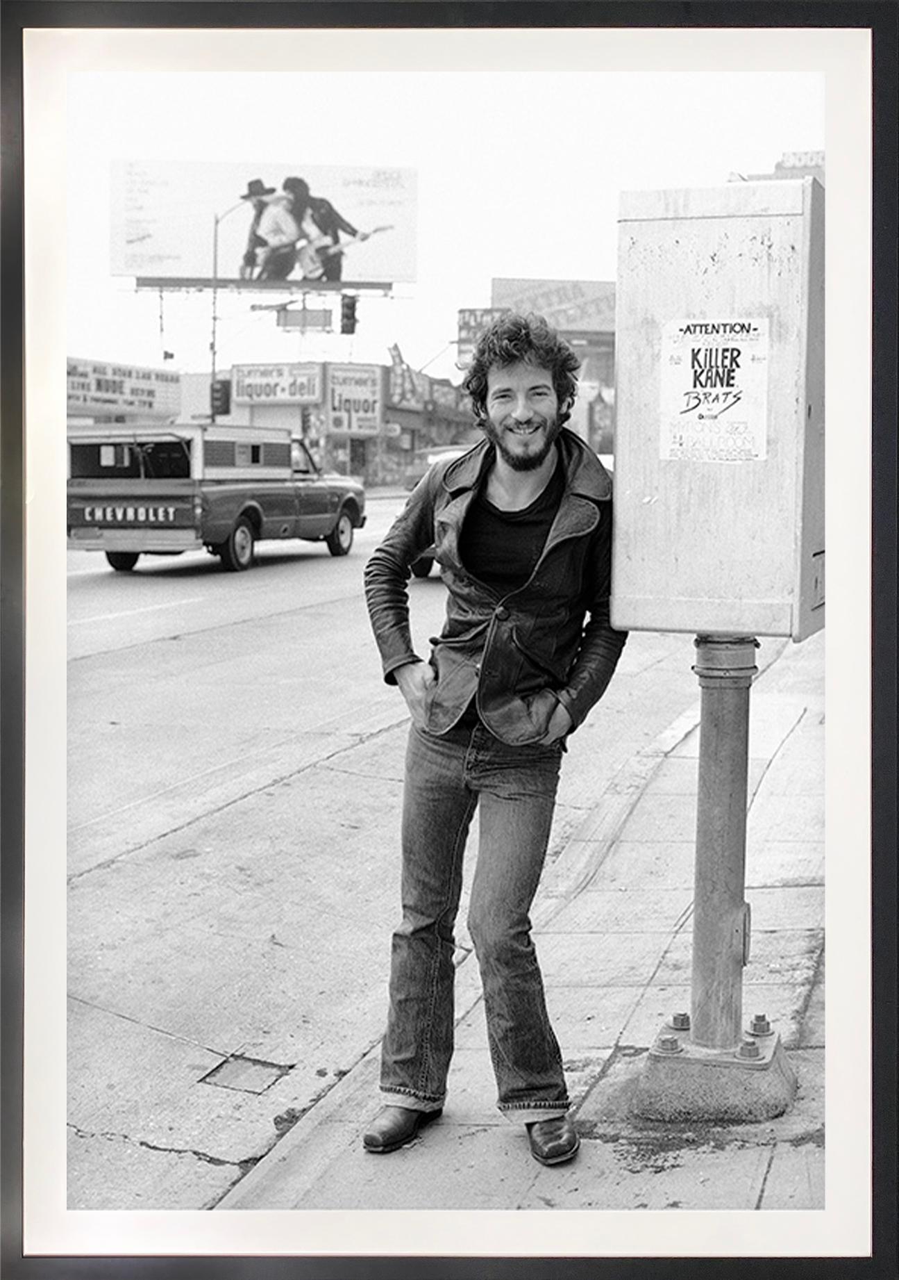 Bruce Spingsteen, Sunset Strip - Photograph by Terry O'Neill
