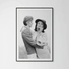 David Bowie and Elizabeth Taylor (Signed)