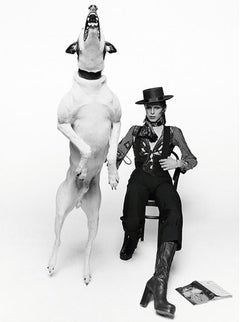 David Bowie Diamond Dogs 1974. Rare signed silver gelatin print by Terry O’Neill