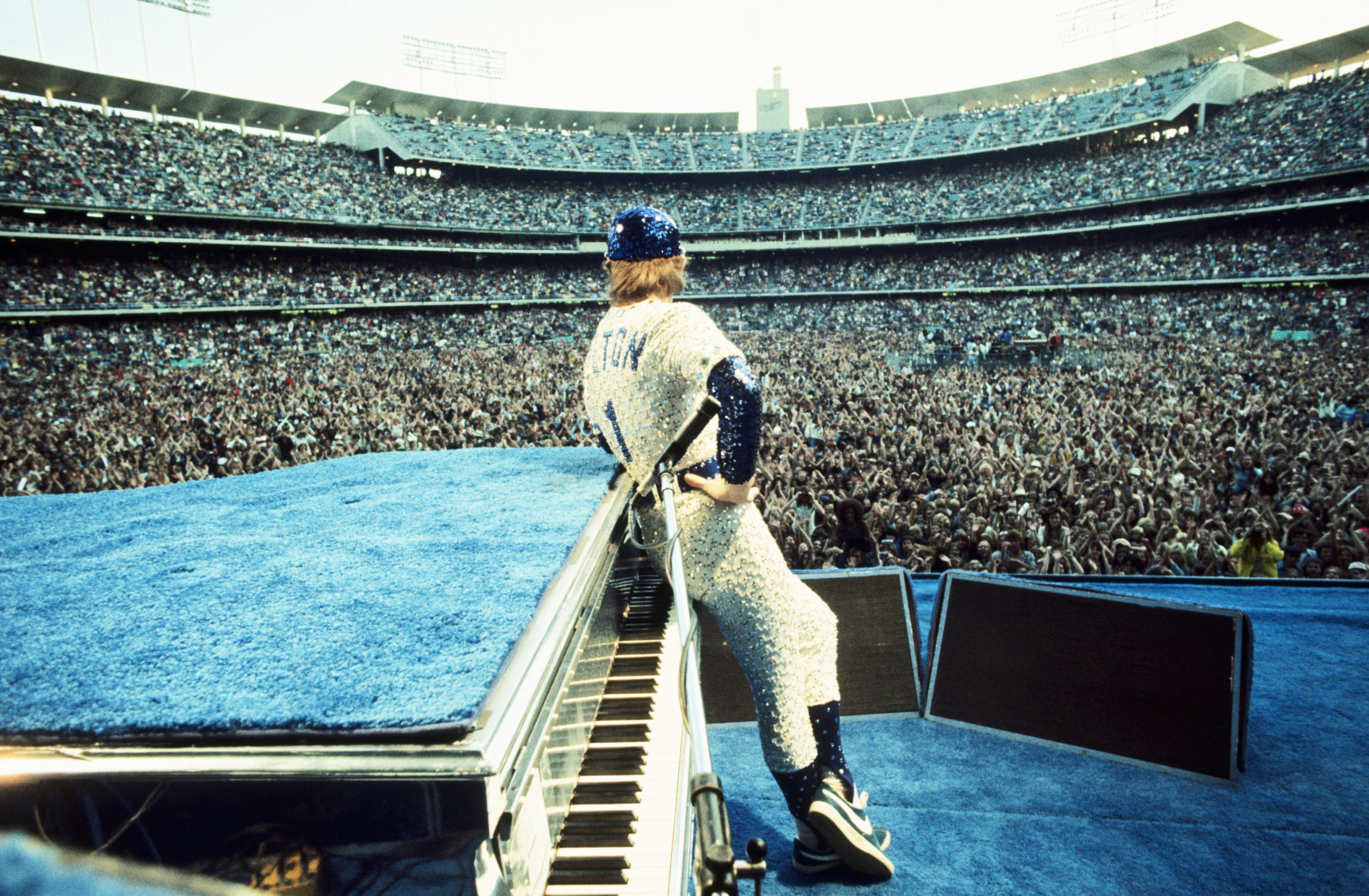 terry o'neill elton john dodger stadium