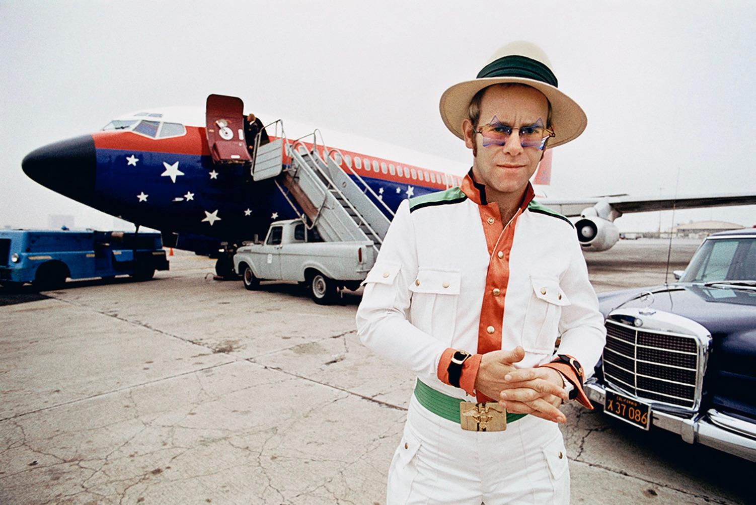Terry O'Neill Portrait Photograph - Elton John