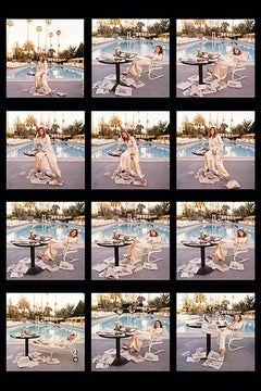 Faye Dunaway Contact Sheet, 1977 (Terry O'Neill - Photographie en couleur)