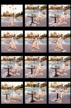 Faye Dunaway Oscar Contact Sheet