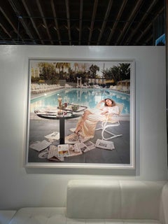 Faye Dunaway Oscar Shot Custom Framed