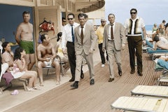 Frank Sinatra, Miami Boardwalk (Colourised) (Signed)