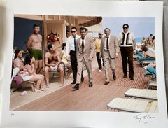 Frank Sinatra On The Boardwalk, Miami (Colorized) 1968 Digitally Signed