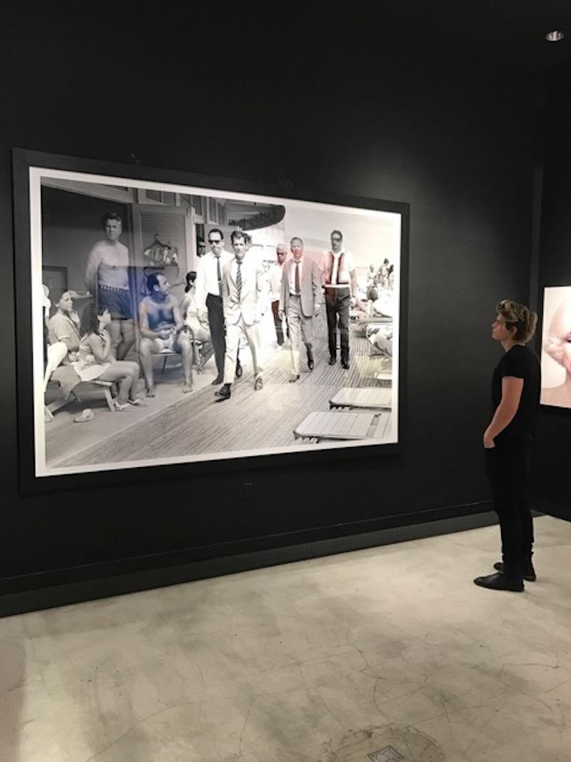 Frank Sinatra On The Boardwalk, Miami - Giant Size - Contemporary Photograph by Terry O'Neill