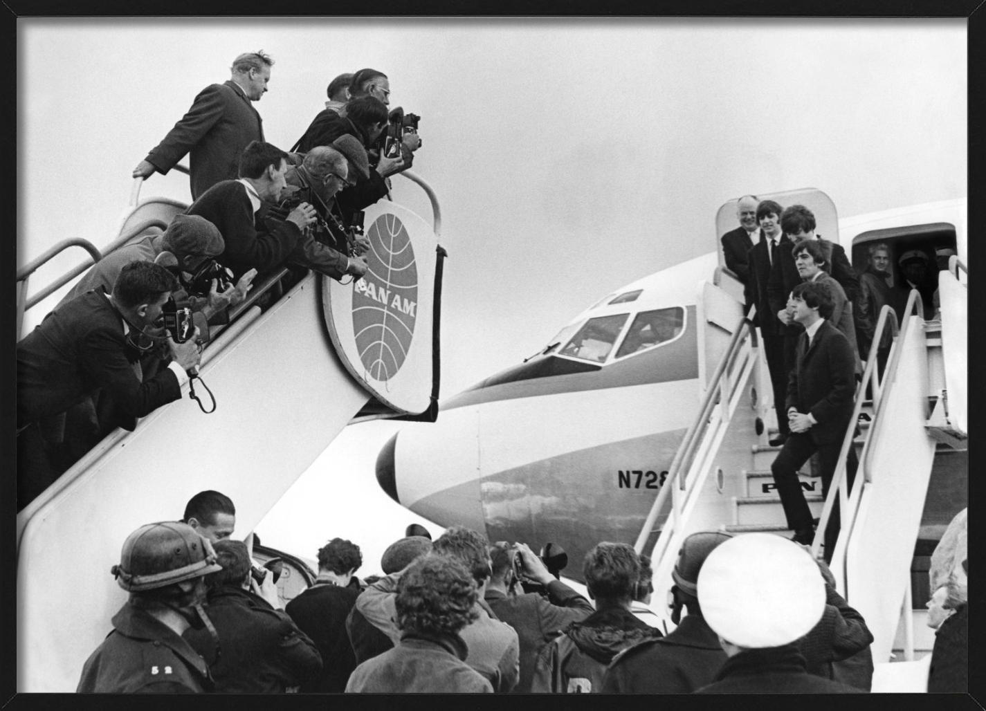 Heathrow Airport, London- The Beatles Return To UK, Fine Art Photography, 1964 For Sale 7