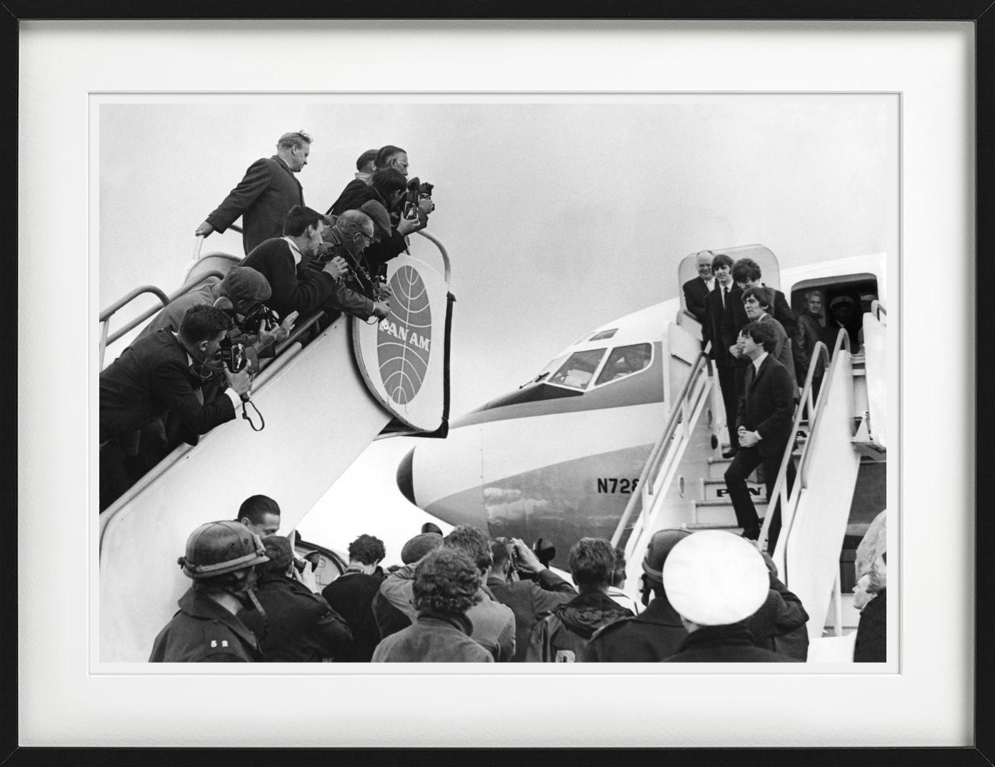Heathrow Airport, London- The Beatles Return To UK, Fine Art Photography, 1964 For Sale 1