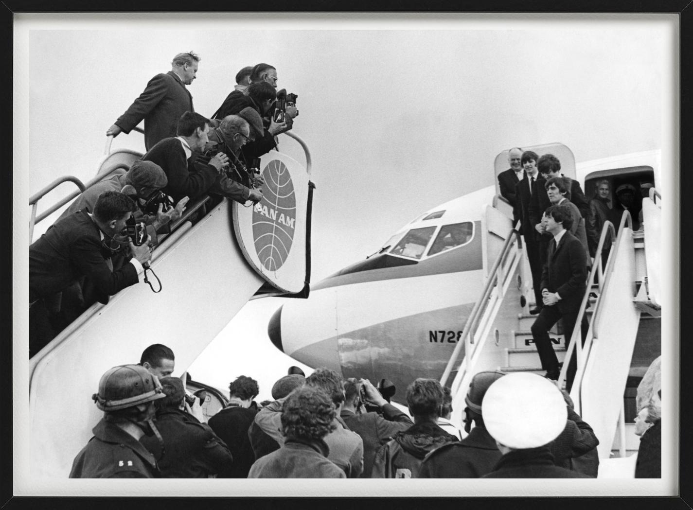 Heathrow Airport, London- The Beatles Return To UK, Fine Art Photography, 1964 For Sale 3