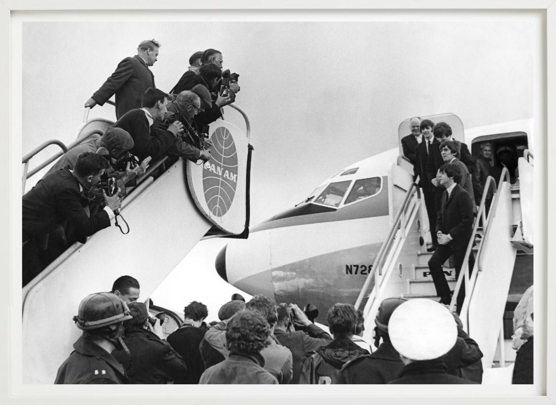 Heathrow Airport, London- The Beatles Return To UK, Fine Art Photography, 1964 For Sale 4