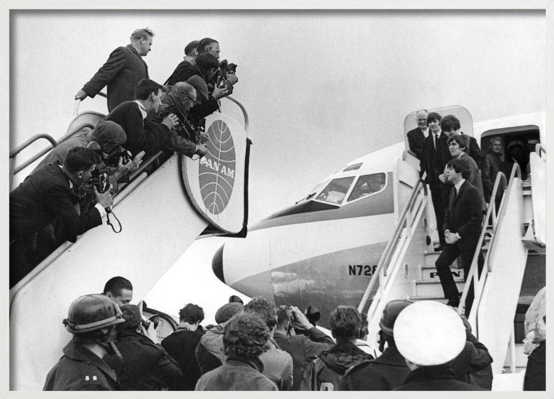 Heathrow Airport, London- The Beatles Return To UK, Fine Art Photography, 1964 For Sale 5