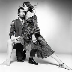 Vogue France - Jane Birkin wears a see-through dress with her iconic basket  bag with Serge Gainsbourg in 1970