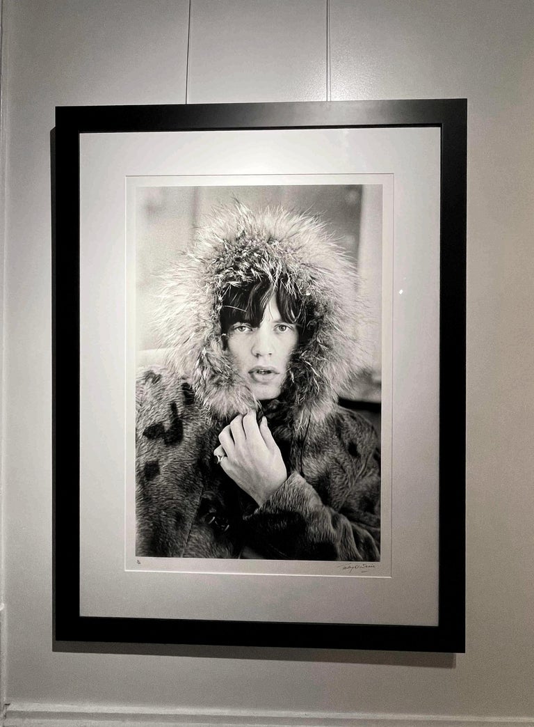Terry O'Neill Portrait Photograph - Mick Jagger Parka, 1964 Signed Limited Edition