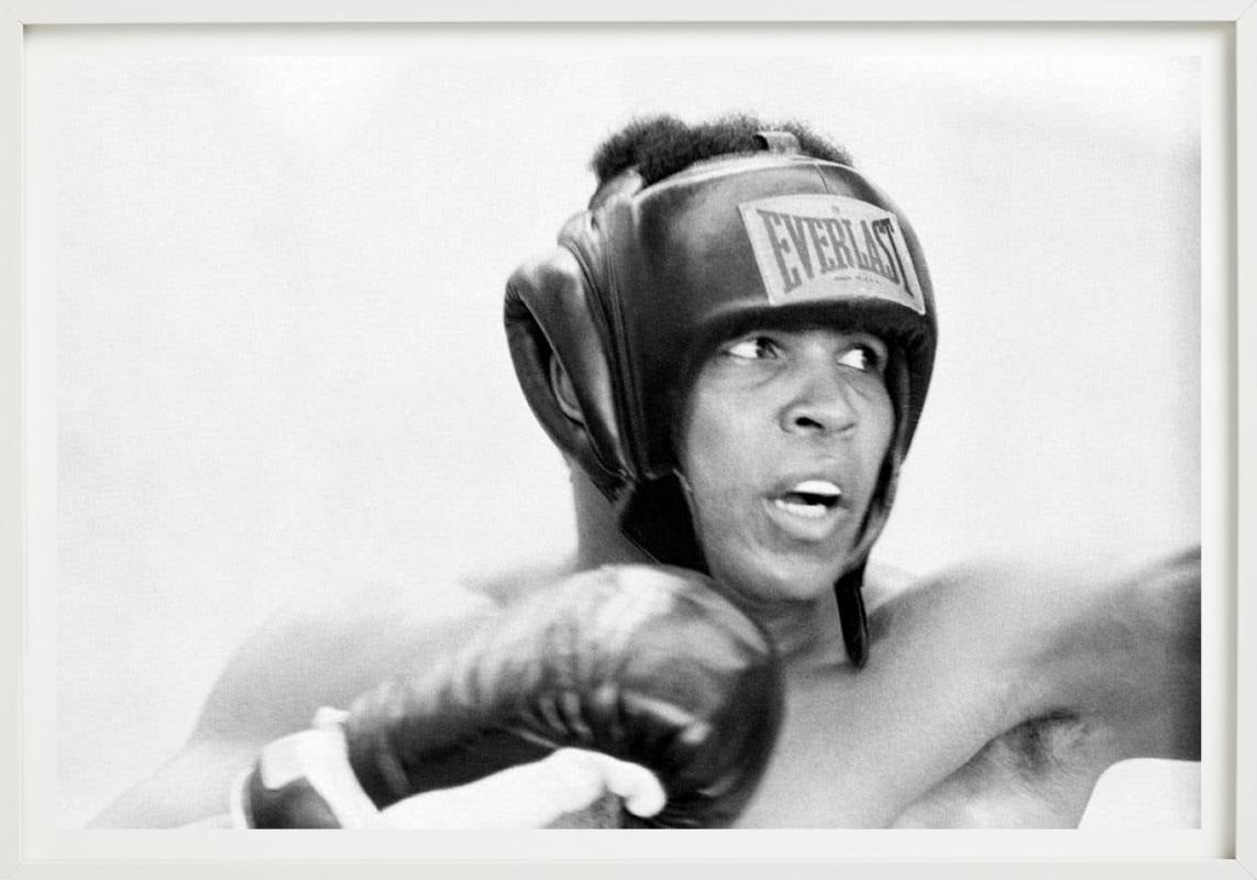Muhammad Ali - Closeup Portrait while Boxing, Fine Art Photography For Sale 4