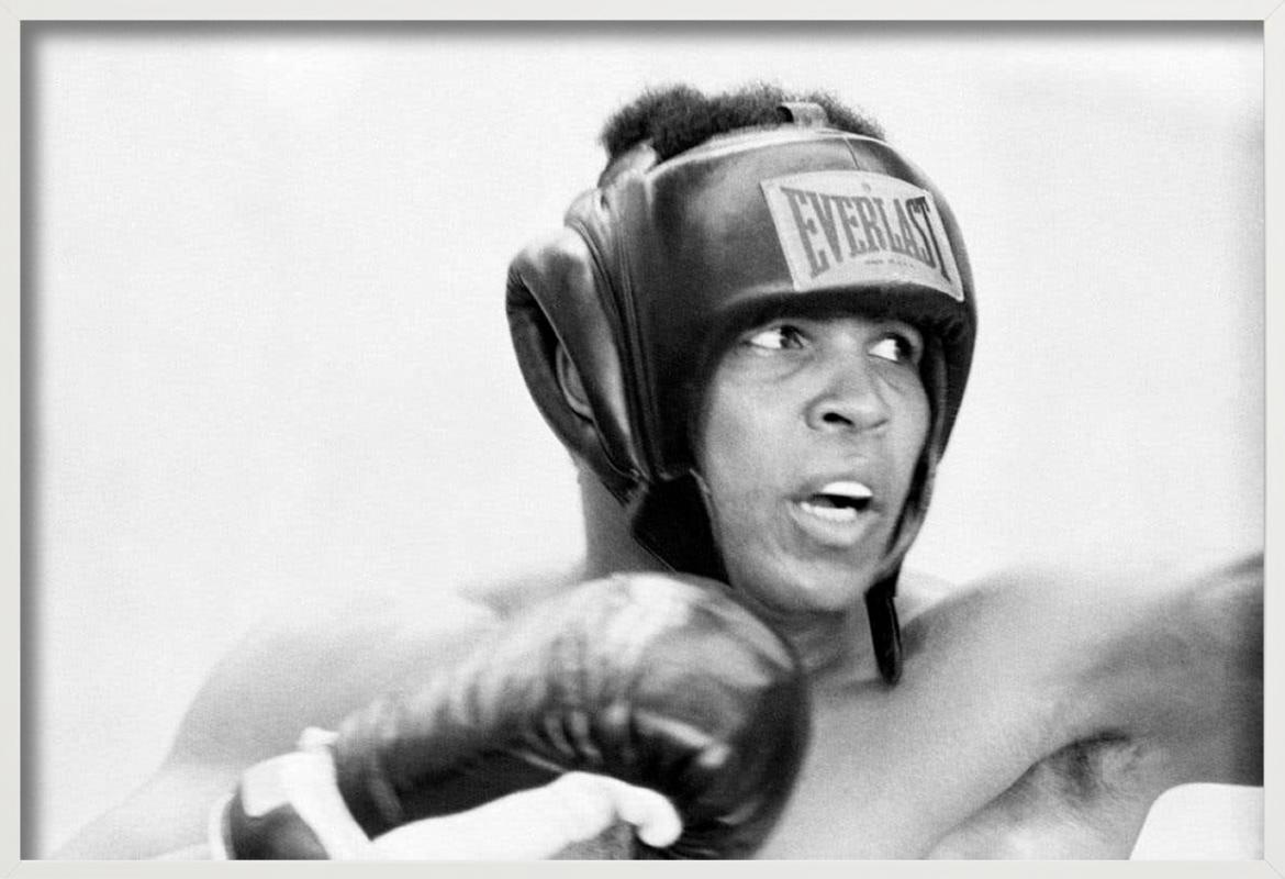 Muhammad Ali - Closeup Portrait while Boxing, Fine Art Photography For Sale 5