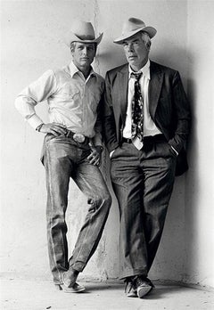 Paul Newman y Lee Marvin (Firmado)