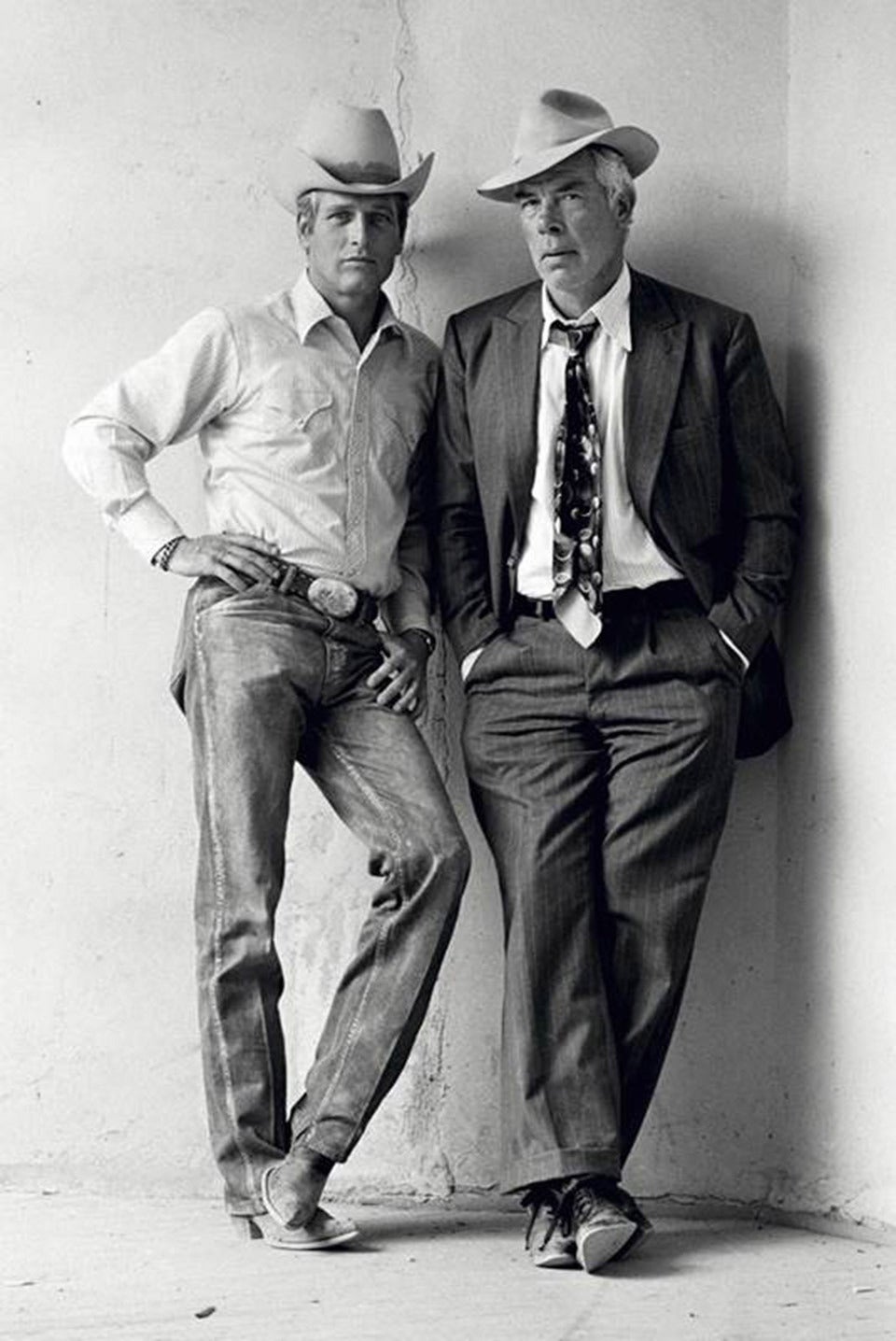 Terry O'Neill Portrait Photograph - Paul Newman and Lee Marvin