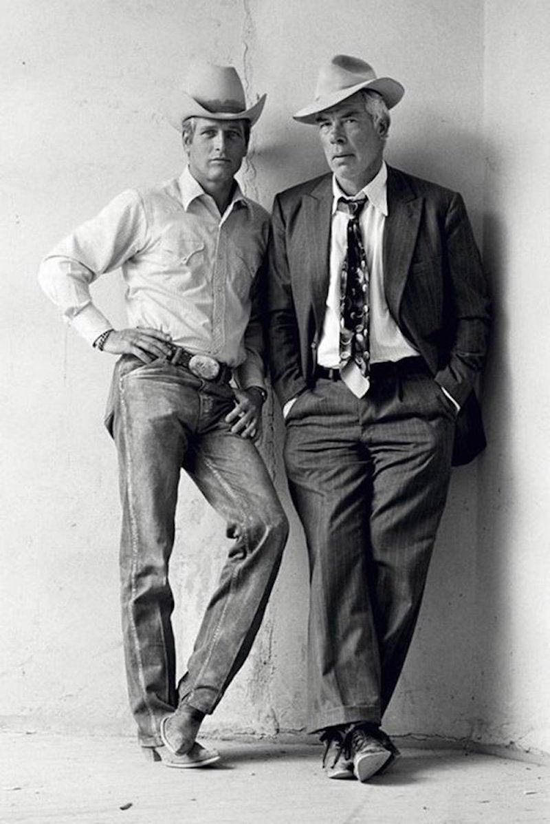 Terry O'Neill Portrait Photograph - Paul Newman & Lee Marvin (16" x 12")