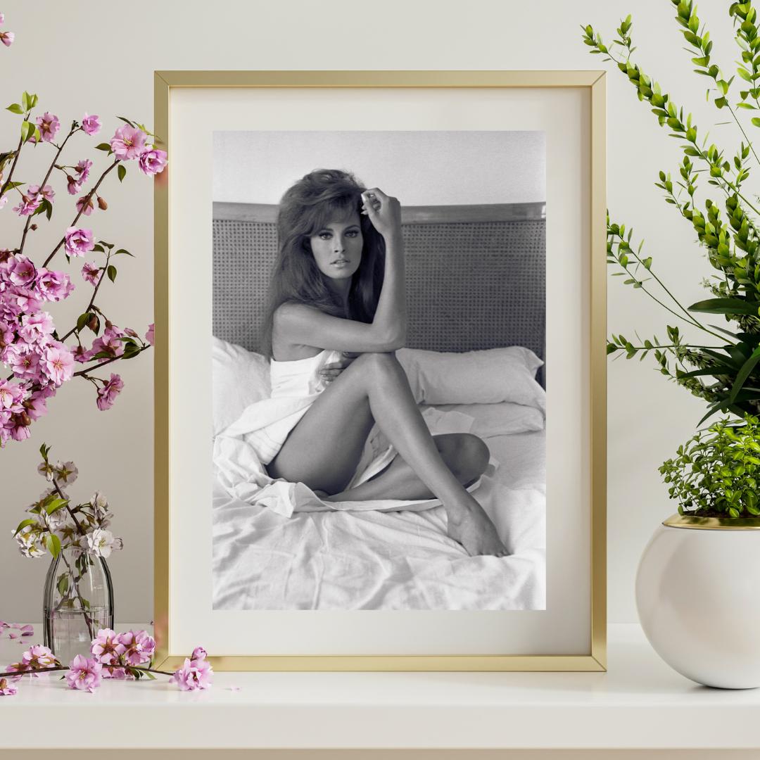 Raquel in the Sheets - Servizio fotografico perso di Terry O'Neill 1