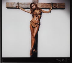 Raquel Welch On The Cross, Los Angeles, 1966