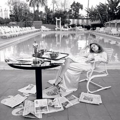Terry O'Neill - Faye Dunaway, 1977 - épreuve d'artiste signée
