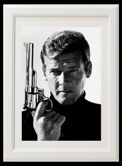 Roger Moore as Bond 007 with a 357 Magnum, ‘Live and Let Die’, 1973
