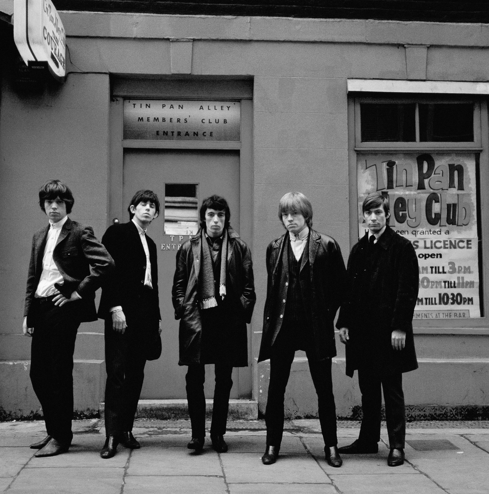 Rolling Stones Tin Pan Alley B/N STAMPA LIFETIME in gelatina d
argento