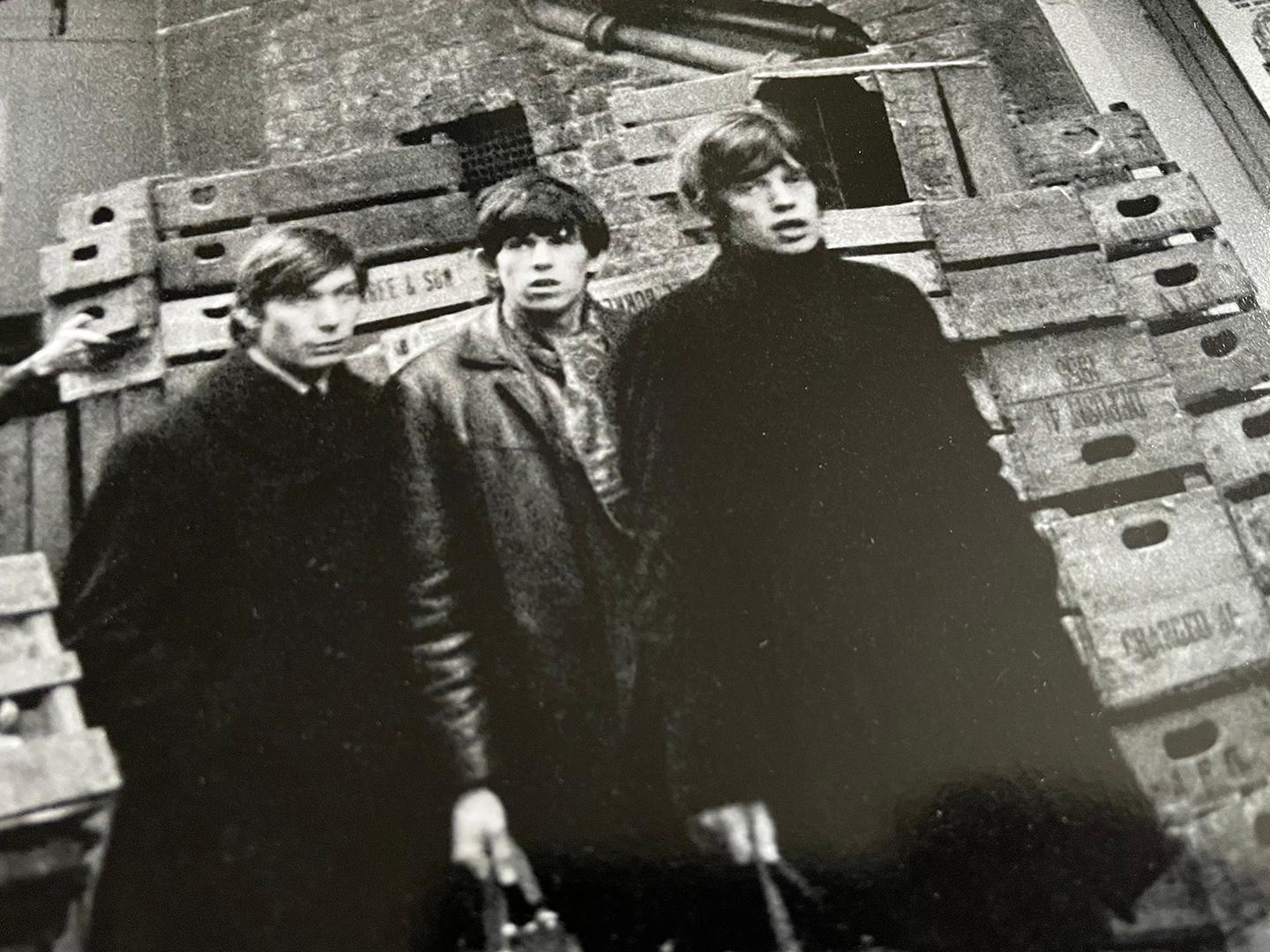 Rolling Stones Tin Pan Alley b/w photographic silver gelatin LIFETIME print - Black Black and White Photograph by Terry O'Neill