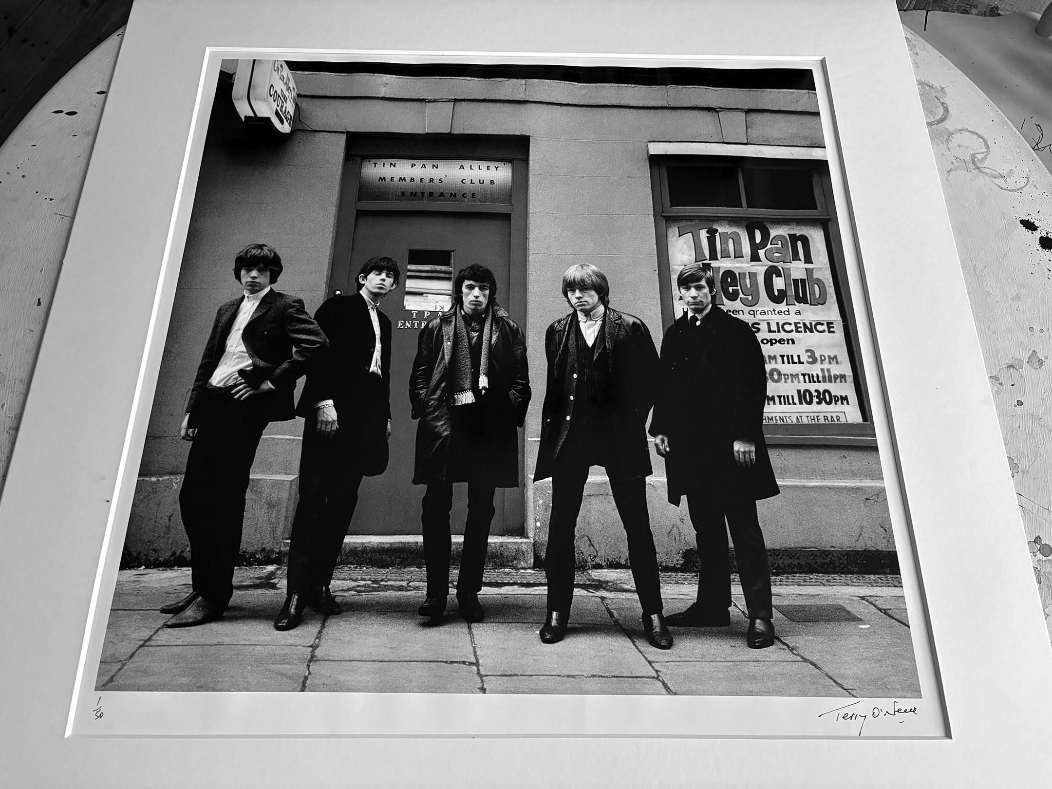 The Rolling Stones Tin Pan Alley N/B Tirage gélatino-argentique à VIE en vente 1
