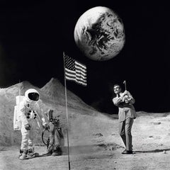 Sean Connery als James Bond auf dem Mond (20x 24)