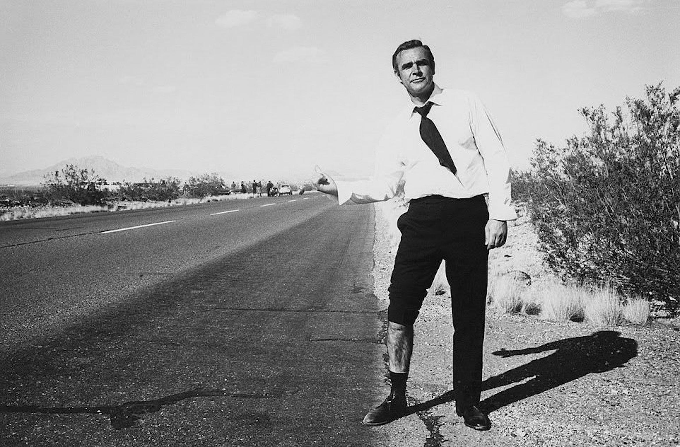 Sean Connery Hitchhiking