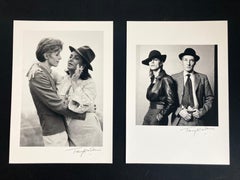 Set of two signed Terry O'Neill prints of David Bowie