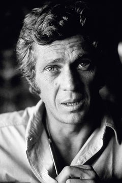 Terry O'Neill - Steve McQueen in his Hollywood Office, 1969, Printed After