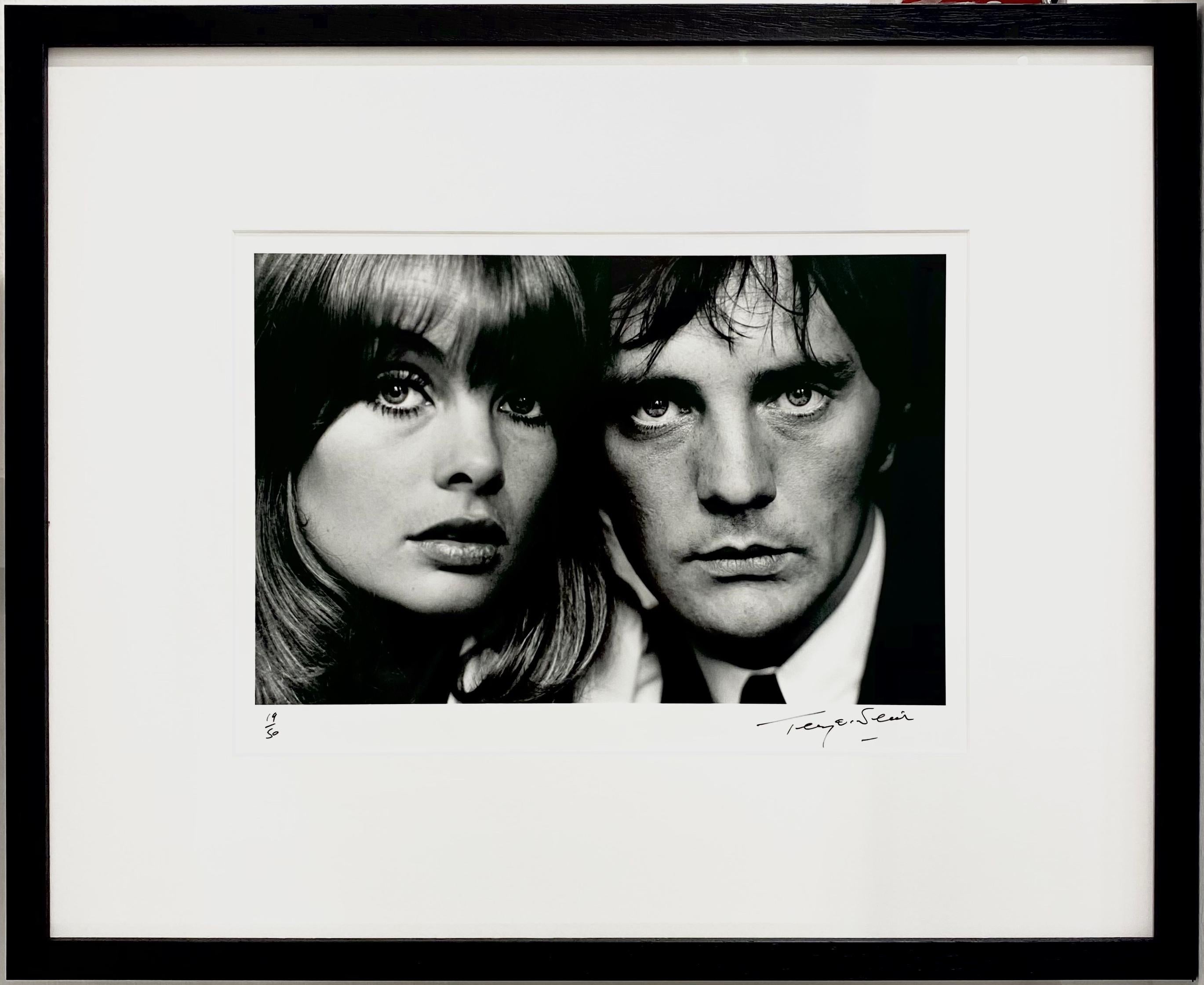 Terrence Stamp and Jean Shrimpton 1964 (Framed) - Photograph by Terry O'Neill