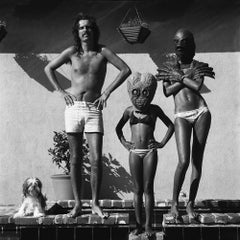 Vintage Terry O'Neill 'Alice Cooper and Family, Los Angeles'