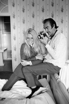 Terry O'Neill, Brigitte Bardot and Sean Connery