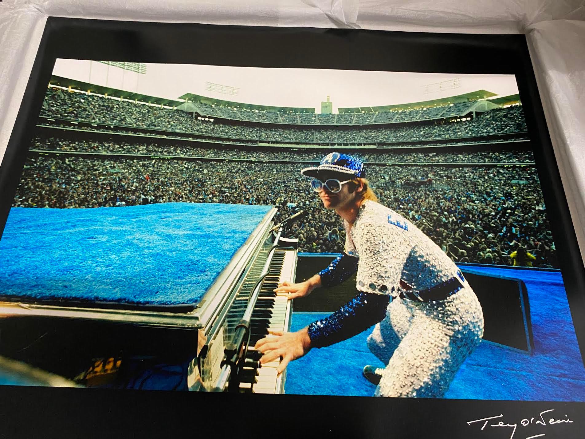 Terry O'Neill, 'Elton John, Dodger Stadium' 1