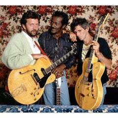 Terry O'Neill - Eric Clapton, Chuck Berry, and Keith Richards, Photography 1986