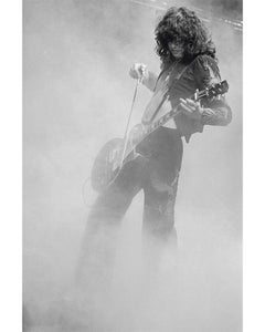 Terry O'Neill - Jimmy Page al Centro Esposizioni di Earls Court, Fotografia 1975