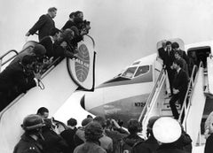The Beatles leaving for The United States, 1964