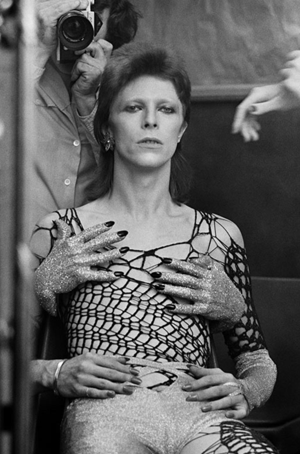 Terry O'Neill Color Photograph - Ziggy Stardust Backstage