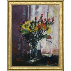 Acryl, Celia's Flowers, 1930-2020 von Shelbourne